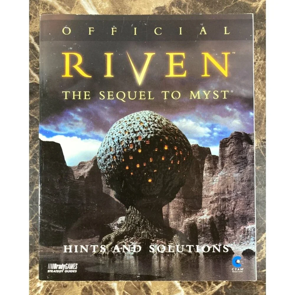 Riven: The Sequel to Myst Windows/Mac 1997 CD-Rom w/BradyGames Hints & Solutions